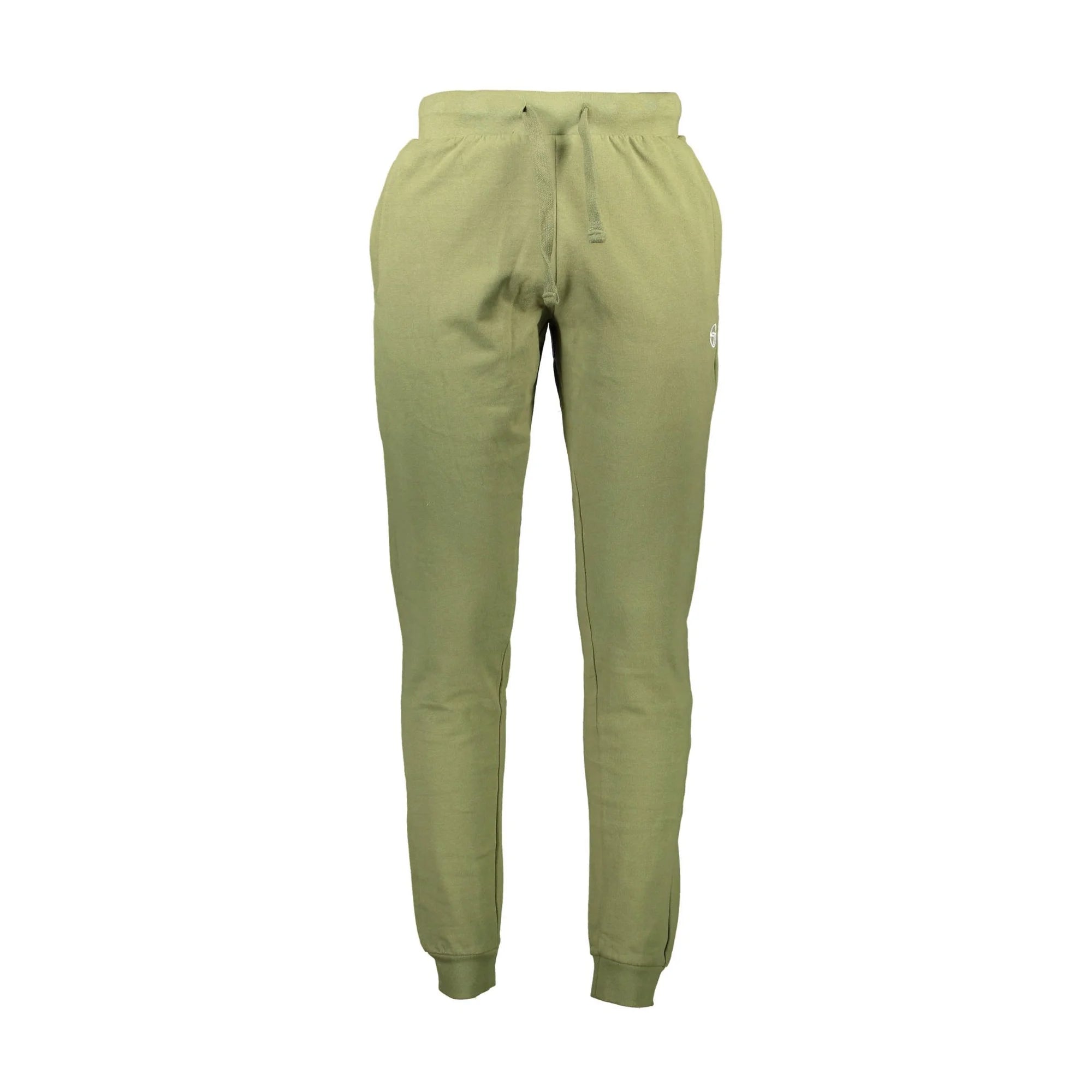 Sergio Tacchini Pantaloni Uomo Verde Ricamo - foto prodotto